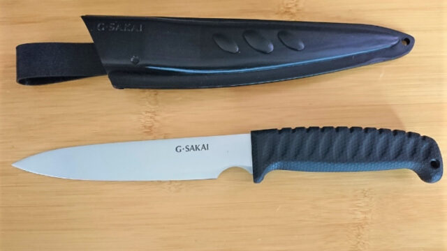 G・サカイ「アウトドアクッキングナイフ 直刃」は切れ味抜群＆持ち運びに便利でキャンプにおすすめ！