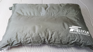 【FIELDOOR インフレータブルピロー】キャンプで快適に眠れる枕を画像付きで詳細レビュー！【口コミ・評判は？】
