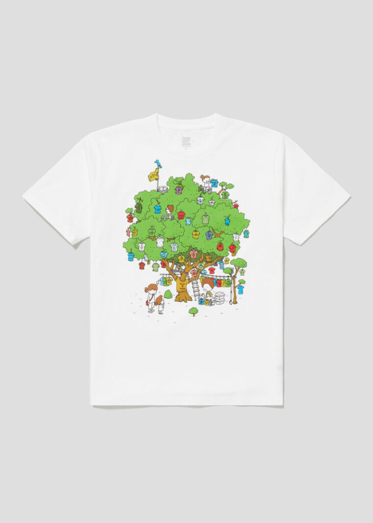 Tシャツの木(ヨシタケシンスケ)｜コラボTシャツ