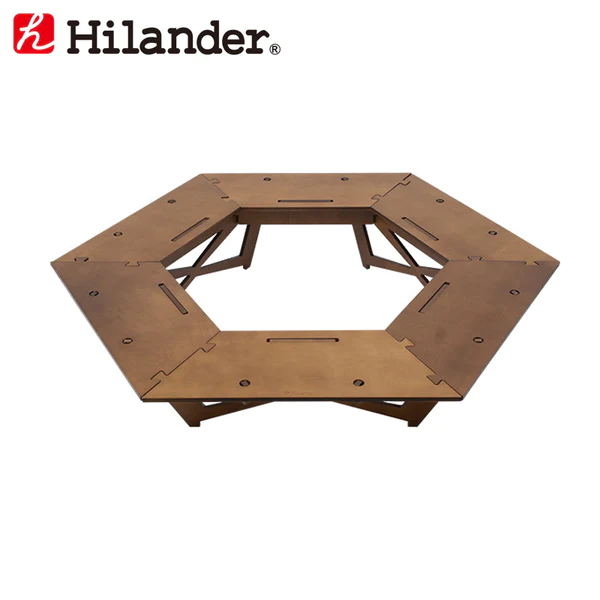 Hilander(ハイランダー) プライウッドヘキサゴンテーブルＢＩＧ
