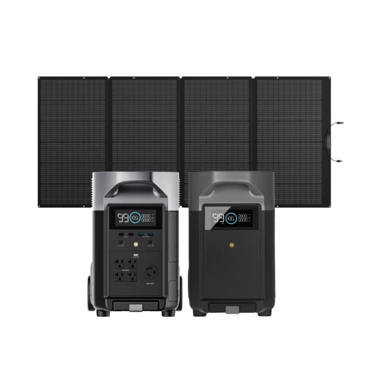 EcoFlow DELTA Pro + エクストラバッテリー+ 400W ソーラーパネル【クリスマス限定セット】