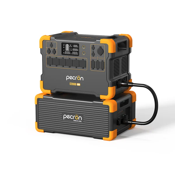 PECRON E2000LFPポータブル電源+1台EB3000-24V拡張バッテリー