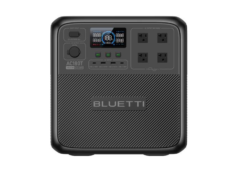 BLUETTI(ブルーティ)の大容量ポータブル電源「AC180T」が早割セール中！さらにお得なクーポンあり！