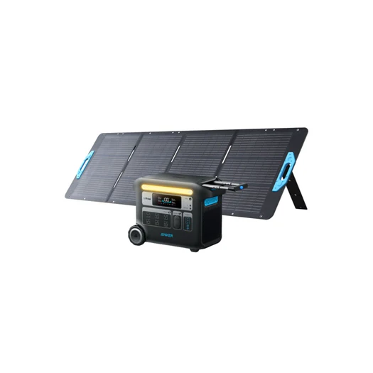 Anker 767 Portable Power Station + Solix PS200 Portable Solar Panel