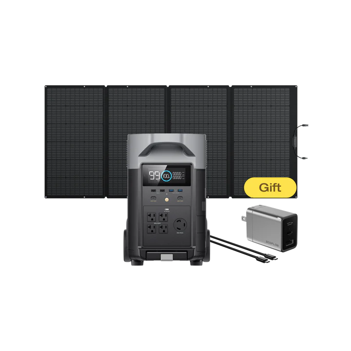 DELTA Pro + 400Wソーラーパネルセット【防災セット】