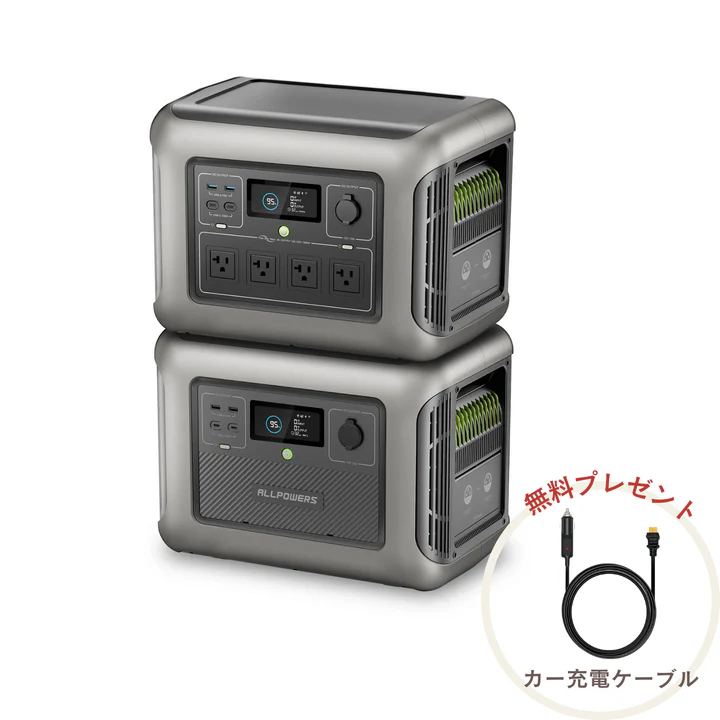 ALLPOWERS R1500+拡張バッテリーB1000セット