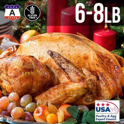 アメリカ産 七面鳥 ターキー 丸 3kg 6-8人用【送料無料】