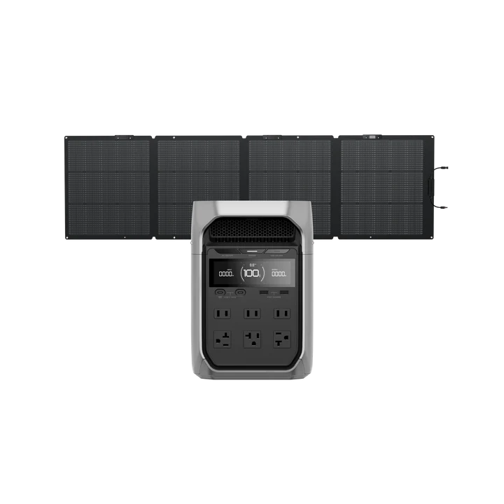 DELTA 3 Plus + 220W片面ソーラーパネルGen2