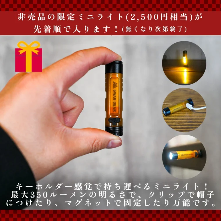 先着順特典　非売品ミニライト