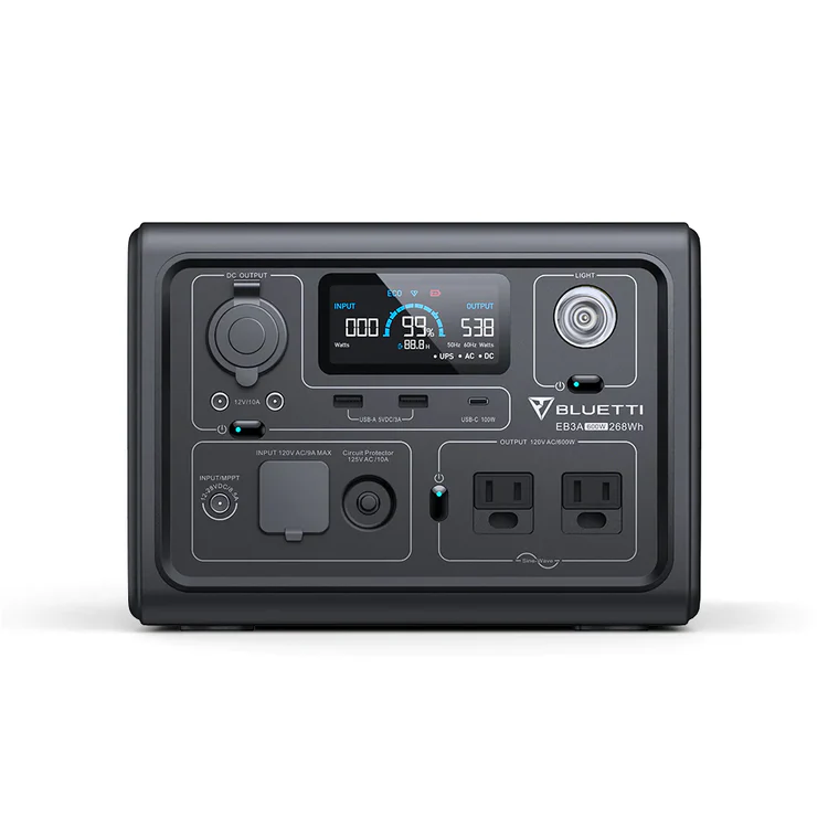 BLUETTI EB3A 【268Wh/600W】