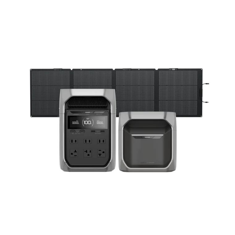 DELTA 3 Plus + DELTA 3 専用エクストラバッテリー + 220W片面ソーラーパネルGen2セット
