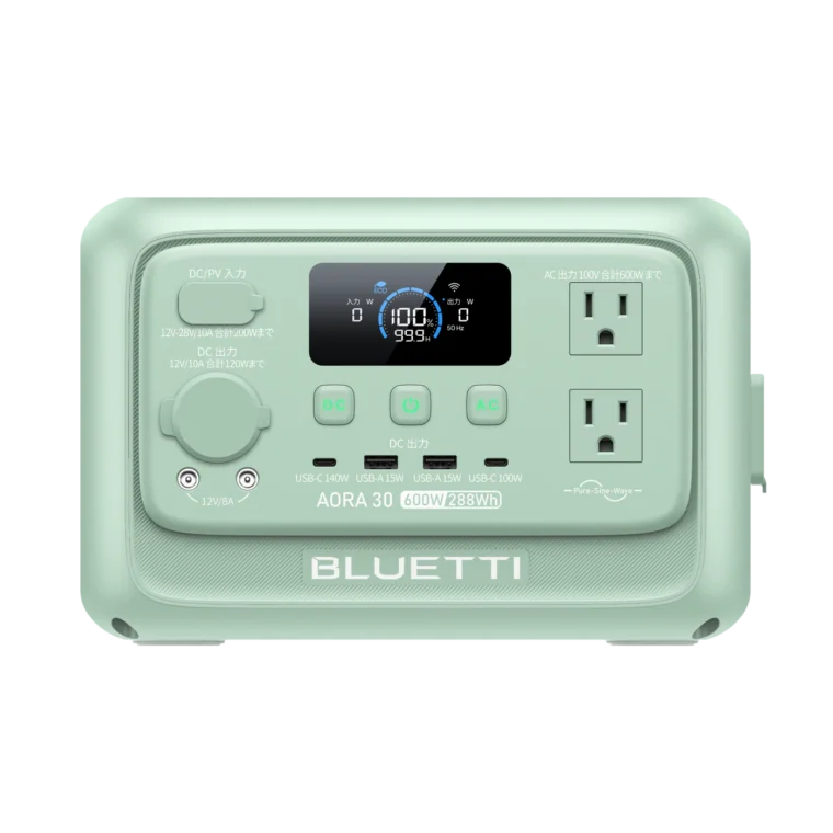 BLUETTI AORA 30 V2【288Wh/600W】 日本限定モデル