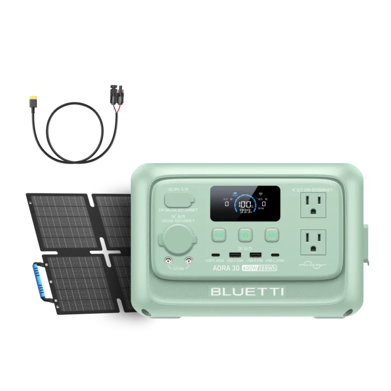 BLUETTI AORA 30 V2+60Wソーラーパネル 日本限定モデル