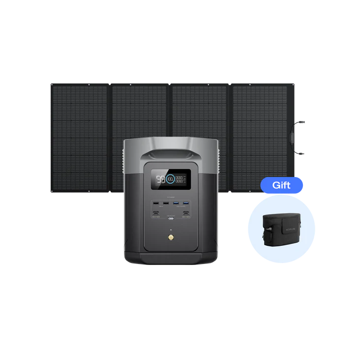 DELTA 2 MAX + 400Wソーラーパネル