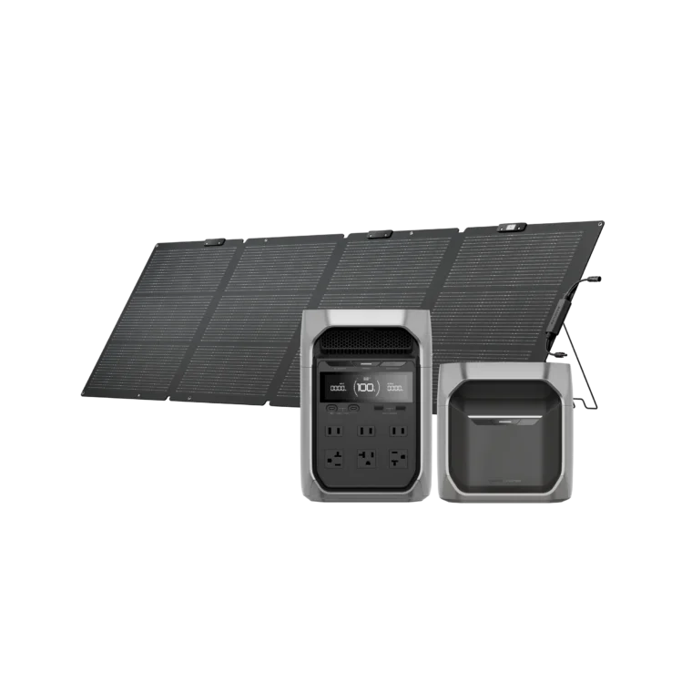 DELTA 3 Plus + DELTA 3 専用エクストラバッテリー + 220W片面ソーラーパネルGen2セット