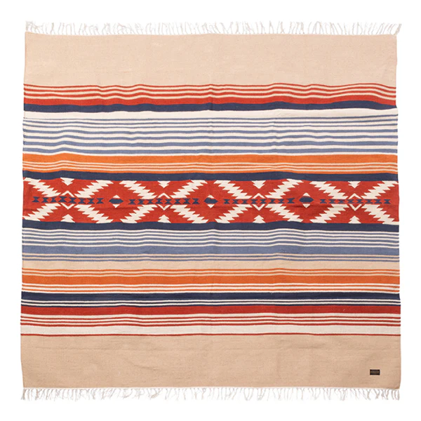 PENDLETON(ペンドルトン) ニューコットンラージラグ アイボリーマルチビーコンオンブレ