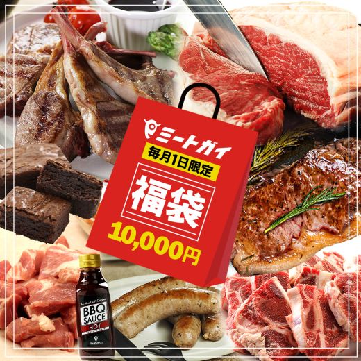 ミートガイ「毎月1日限定 福袋 10,000円」 送料無料