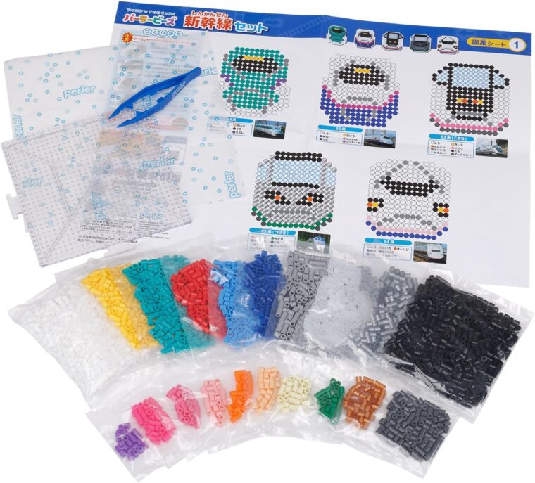 パーラービーズ「新幹線セット」のセット内容